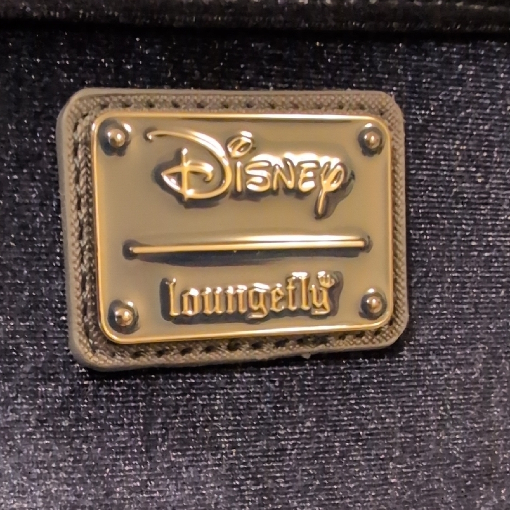 Loungefly Blue Minnie Mouse Velvet Crossbody Pearls Bag (Wallet Also In Closet) - Picture 3 of 12